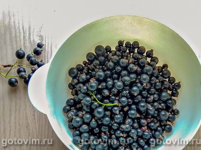 Густий кисіль із чорної смородини з гвоздикою та корицею