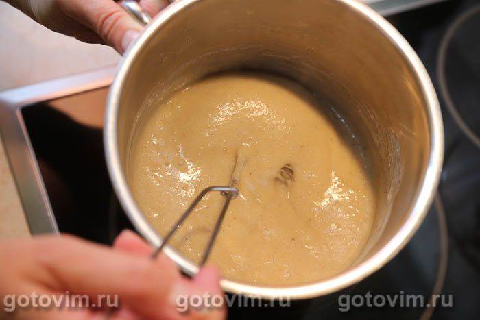 Заварний банановий крем 