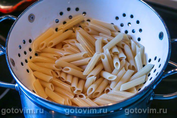 Макарони з фаршем і білими грибами