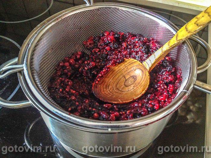 Желе з червоної смородини з чорницею