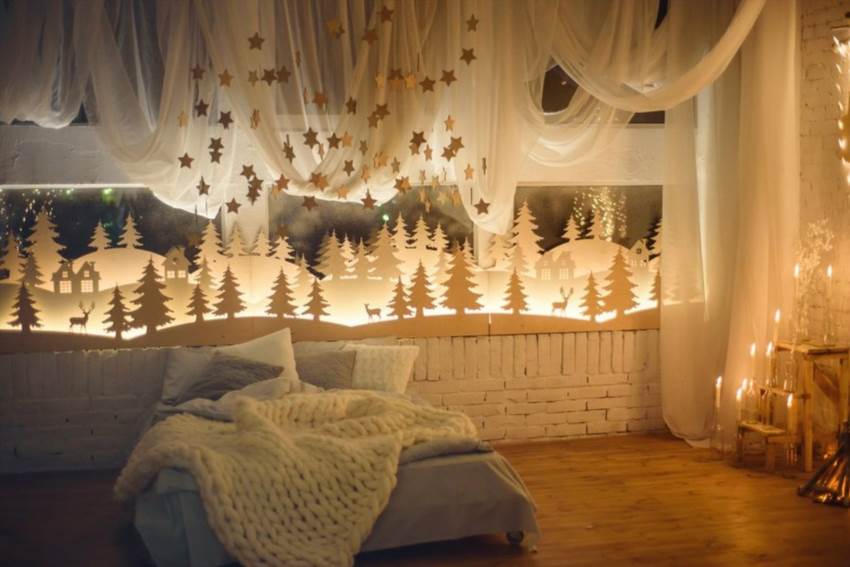 Як створити новорічну казку у власній кімнаті без зайвих витрат