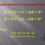 Різниця квадратів: як легко розкласти вираз на множники та де застосовують цю формулу