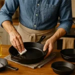 Як правильно підготувати чавунну сковорідку до використання