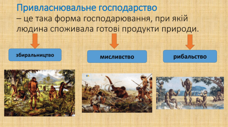 Перші кроки людства до господарської діяльності