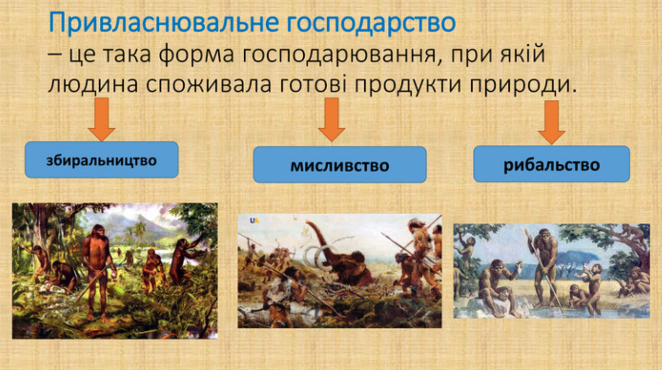 Перші кроки людства до господарської діяльності