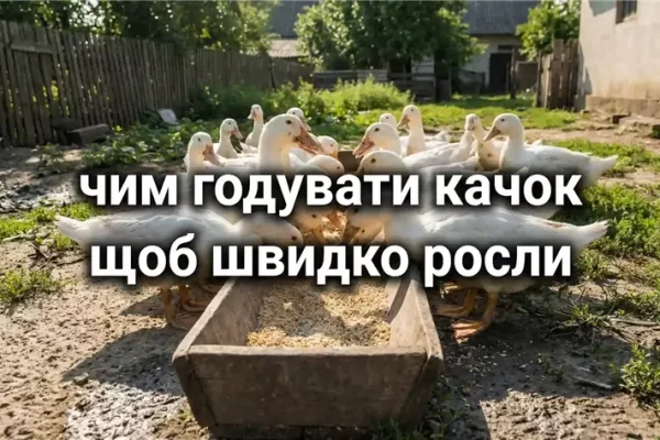 Як правильно годувати качок для міцного здоров'я та швидкого росту